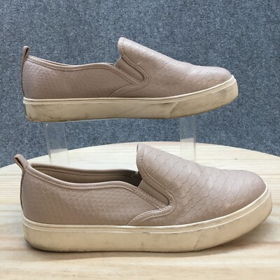 Aldo Shoes Womens Jille Loafers Taupe Leather Slip On Casual