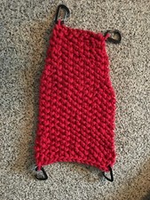 small animal hammock for cage red