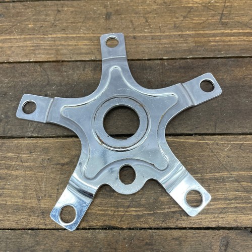 Old School BMX Spider 130 BCD Fits Takagi Shimano MX Japan Chrome OG 80s Silver - Picture 3 of 5