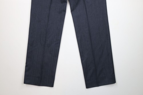 Vintage 70s Pierre Cardin Mens 44L 2 Piece Wool Striped Double Breasted Suit USA - Picture 19 of 19