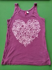 Top 36 S weinrot, Herz Muster Skelette, Totenkopf, H&M, Gothic, Rock rot Emo tod