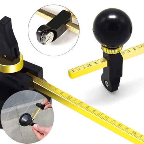 1PC Professional Circle Circular Glass Cutter With Round Handle Suction Cup T B6 - Photo 1/13