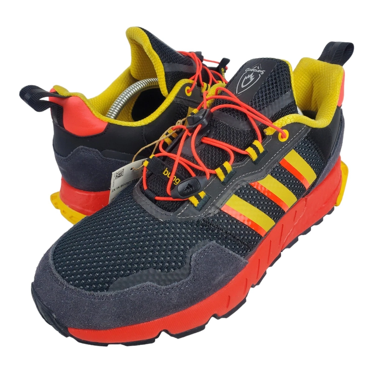 ADIDAS Shoes ROCKET ZX 1K BOOST Men Size 10 Black GUARDIANS of the