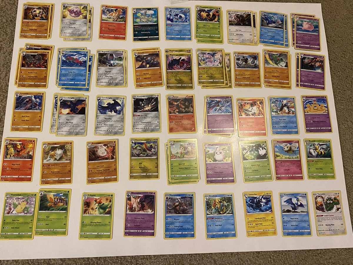 Pokemon Trading Card Collection - Lot of 100 Rare Non Holo | eBay