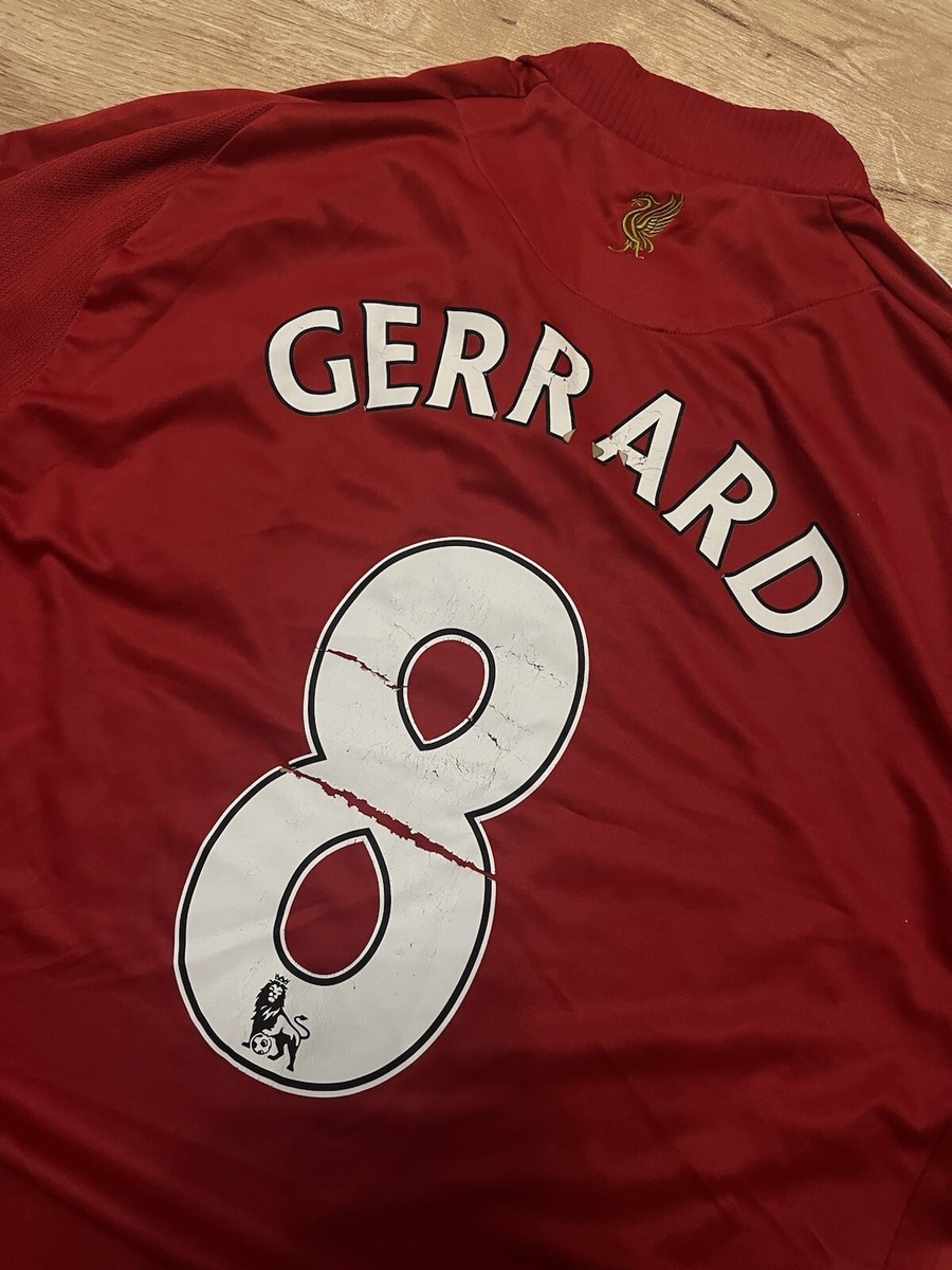 リバプール GERRARD 8 adidas シャツ 2006/08 Gerrard #8 Liverpool Vintage adidas Home Football