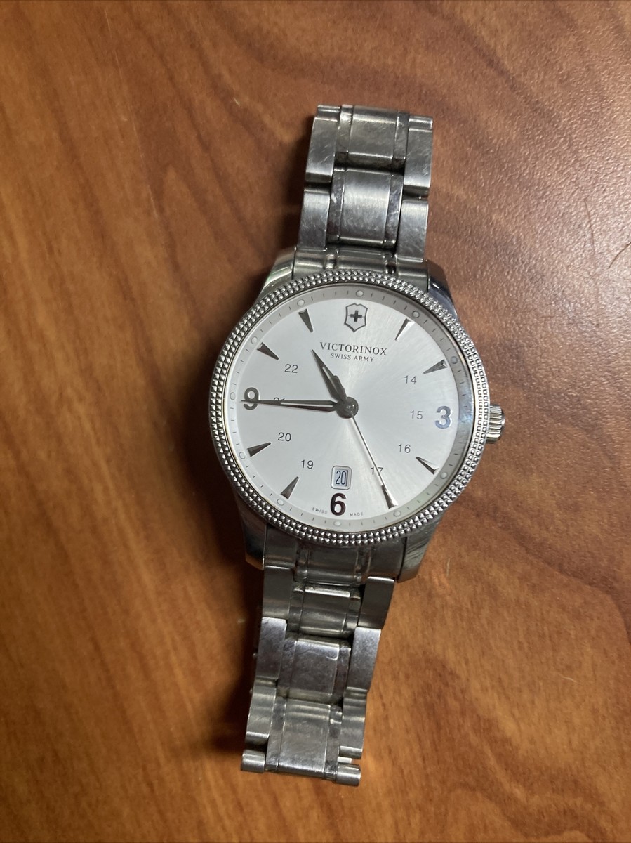 VICTORINOX Swiss Army Alliance Silver Dial Men's Watch | 241712 | eBay