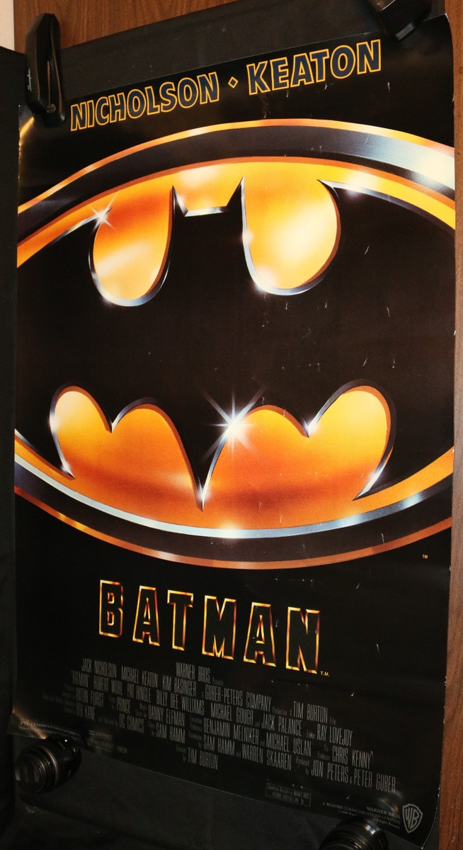 Batman Movie Poster - Tim Burton, Michael Keaton, Jack Nicholson