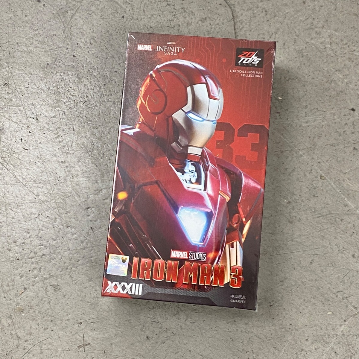 ZD-MK33: ZD Toys Marvel Iron Man Mark 33 Silver Centurion 7