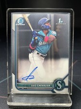 2022 Bowman Chrome Luis Chevalier 1st Prospect Auto #CPA-LC Mariners