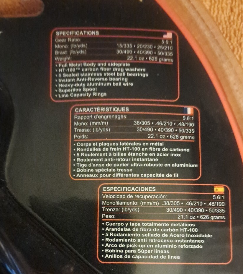 Penn BTLII6000 Battle II 6000 Spinning Fishing Reel 5.6:1 New 