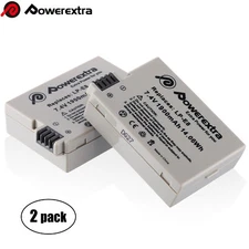 Powerextra  2 Pack 7.4V 1900mAh Li-ion Battery for Canon LP-E8 CA Rebel T3i T2i