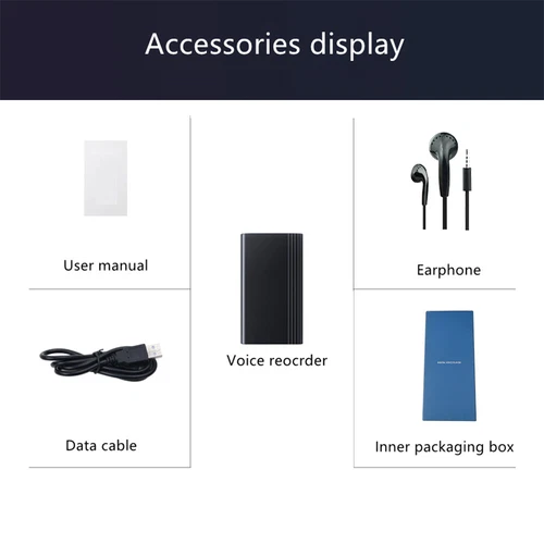 Grabadora digital espía activada por voz mini dispositivo de grabación de audio oculto 32 GB - Imagen 13 de 17