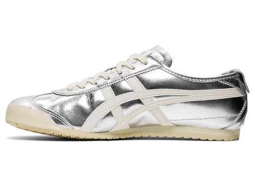 Onitsuka Tiger MEXICO 66 Unisex 1183B566 021 PLATEADO/BLANCO APAGADO Nuevo - Imagen 14 de 19