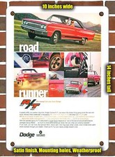 Metal Sign - 1967 Dodge Coronet Rt Hardtop - 10x14 Inches Metal Sign - 1967 Dodge Coronet Rt Hardtop - 10x14 Inches