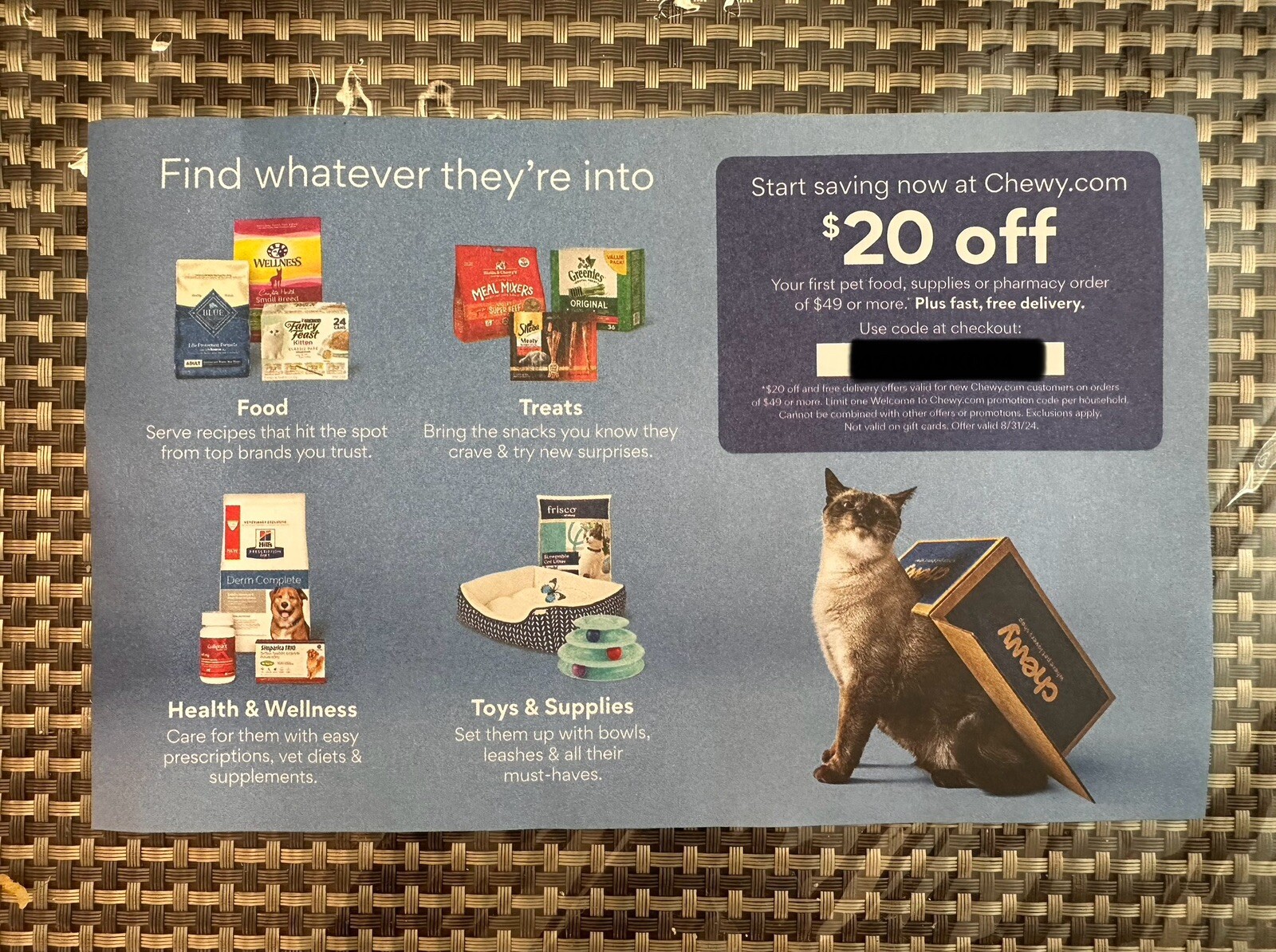 Chewy Coupon $20 Off - Expire 8/31 | eBay