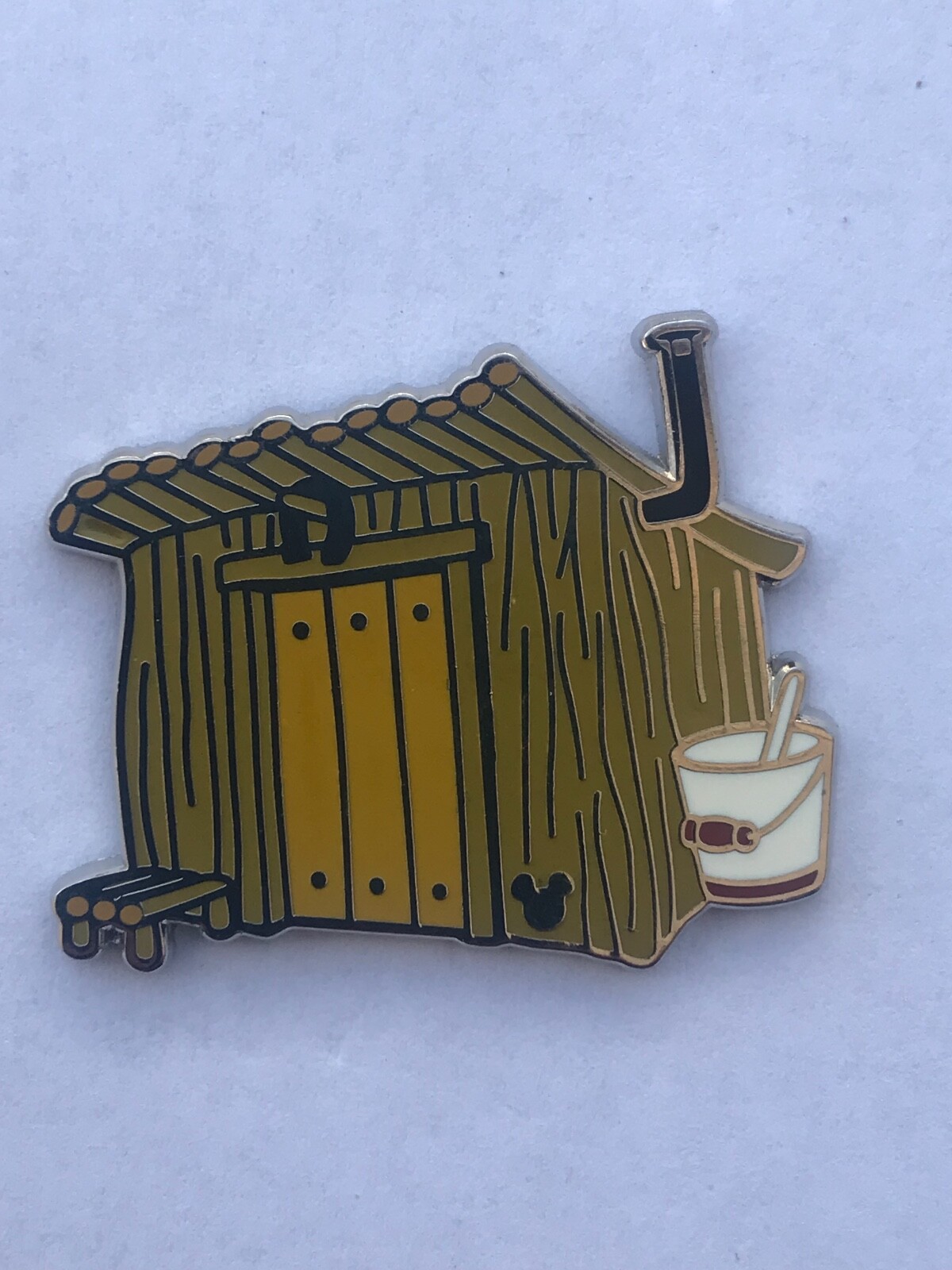 Disney Pin DLR Hidden Mickey 2019 Three 3 Little Pigs - House of Twigs Pig Pin