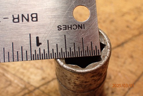 VINTAGE NONE BETTER 8 POINT 1/2 DRIVE SOCKET - Picture 9 of 9