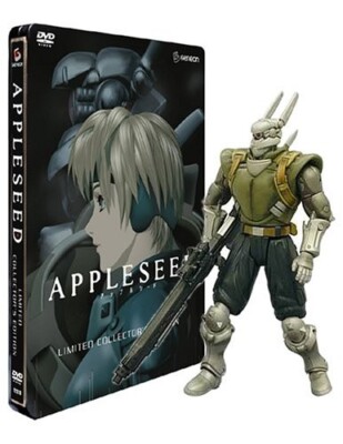 APPLESEED LE COLLECTOR'S EDITION 2-DISC DVD SET W/ BRIAREOS FIGURE #392/8000 NEW
