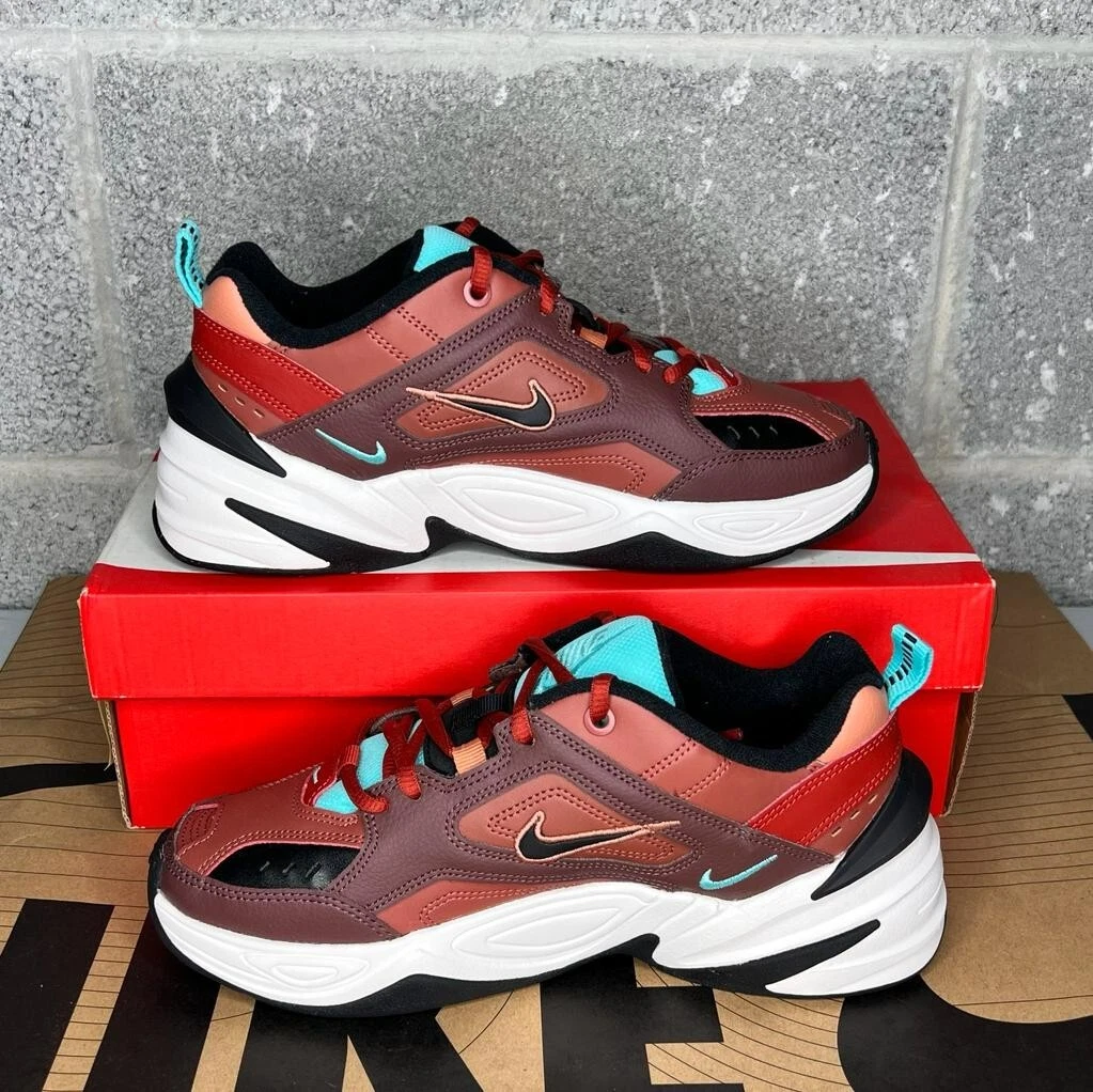 Nike M2K Tekno Mahogany Mink Black Sneakers WOMEN S 7 AO3108 200