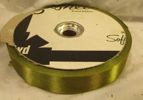 Vintage 1970 3M Sasheen Olive "Military" Green Bal. 200 yards New old stock