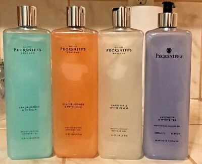 Pecksniffs~GRAPEFRUIT & CITRON~Sandalwood & Vanilla~GARDENIA~33.8oz~Shower Gel