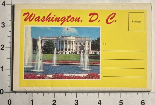 Fanion Vintage Washington D.C. – Feutre Souvenir Années 60, Made In USA