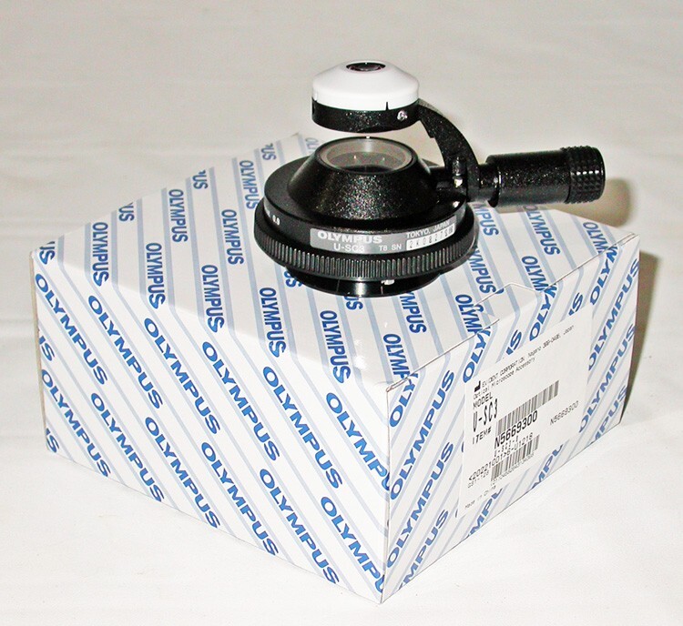 Olympus U-SC3 Strain Free Swing-Out Flip-Top Lens Microscope