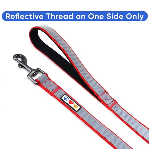 Dog Leash 6 ft Reflective Dog Leash Padded Handle Small Leash or Large Leash - Picture 5 of 21