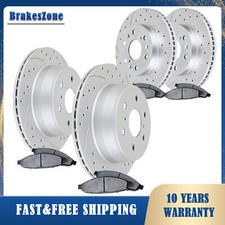 Front & Rear Brake Rotors Pads Kit fit for Cadillac Escalade 2015-2020 Brakes