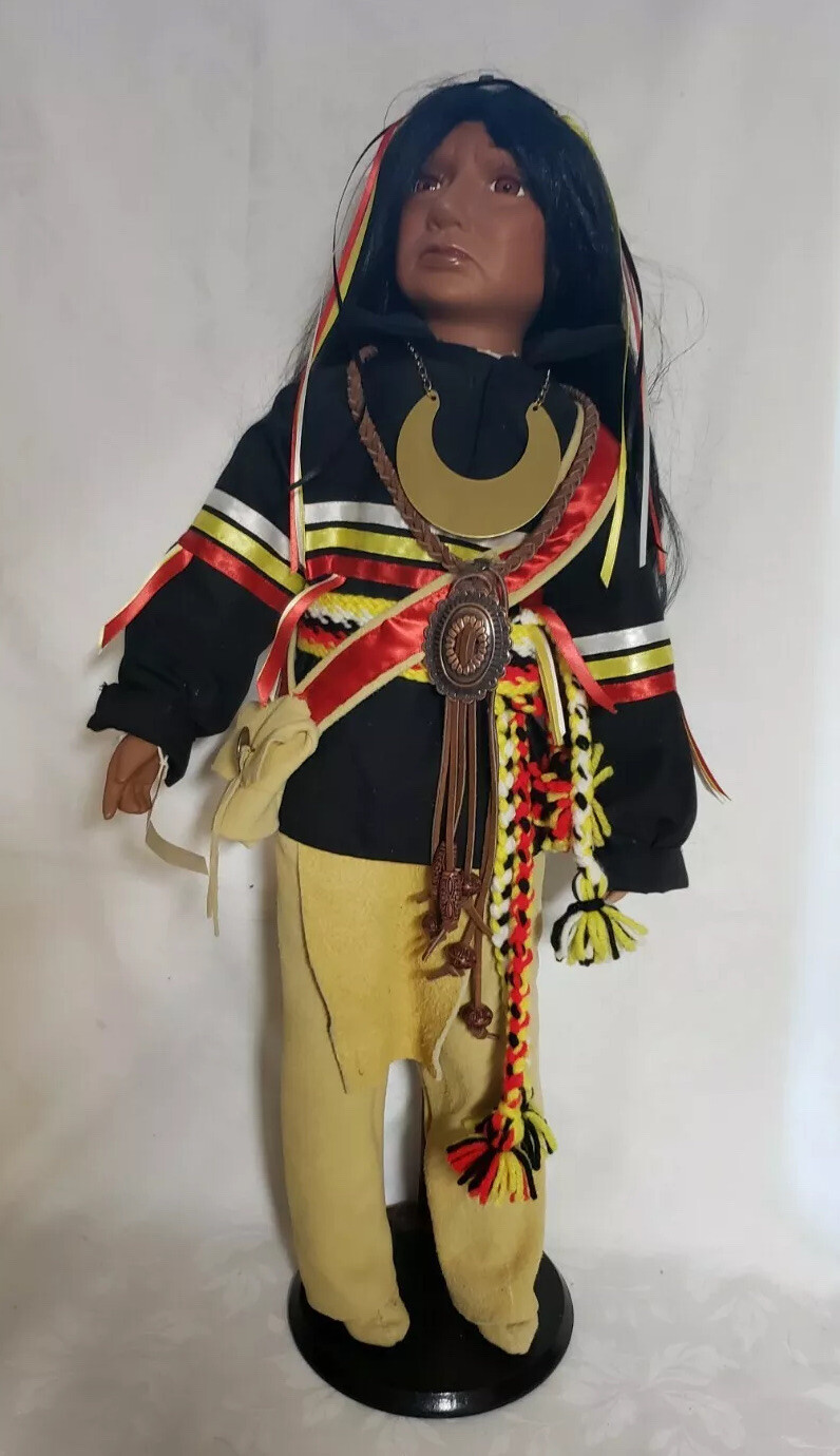 25" Traditions Doll Collection Native American Indian Porcelain Doll eBay