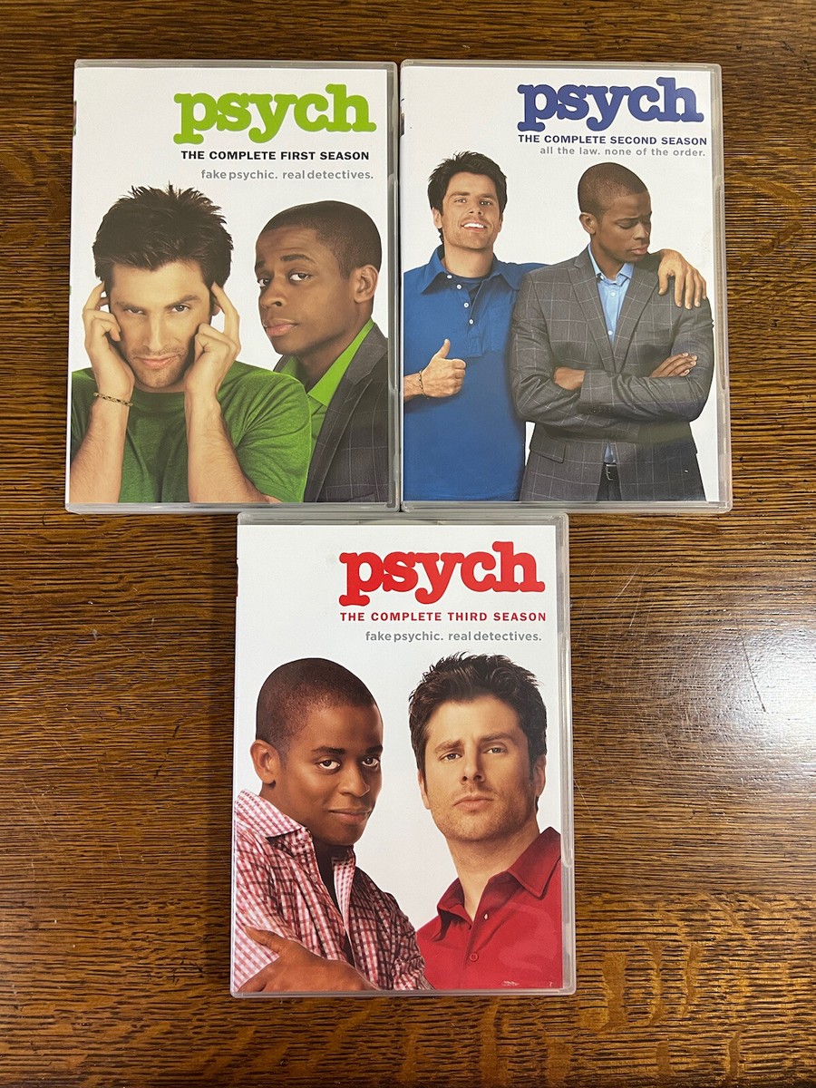 Psych DVD Tv Series Lot Season 1-3 1,2,3 | eBay