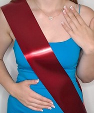 Personalised Birthday/Hen Party Sash – Any Text, Custom Gift, UK Stock