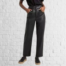 Women's Sheepskin Real Leather Pant Slim Fit Black Skinny Stylish Trouser