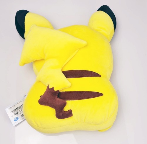 Cojín 12" Pokémon Mochifuwa Pikachu Muñeca de Peluche Almohada Importación de Japón - Imagen 3 de 4