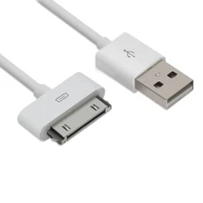 2x White USB Charging Cord Data Sync Cable for iPod Touch 1st/2nd/3rd/4th Gen