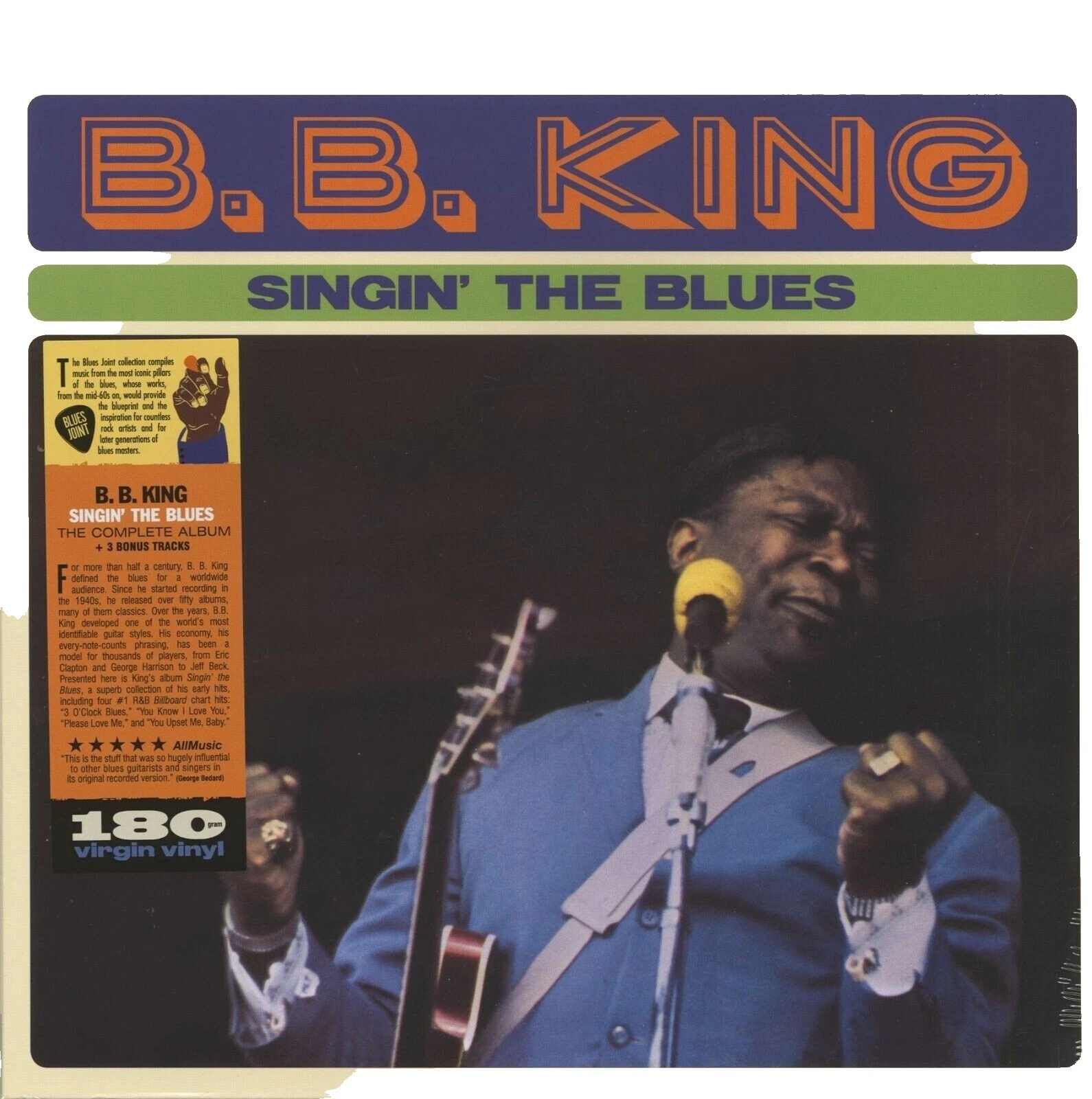 B.B. King R&B y Soul discos de vinilo de velocidad de 33 RPM