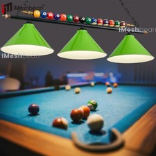 US 3-Light Hanging Pool Table Lights Fixture 47" Billiard Pendant Lamp Fits E26