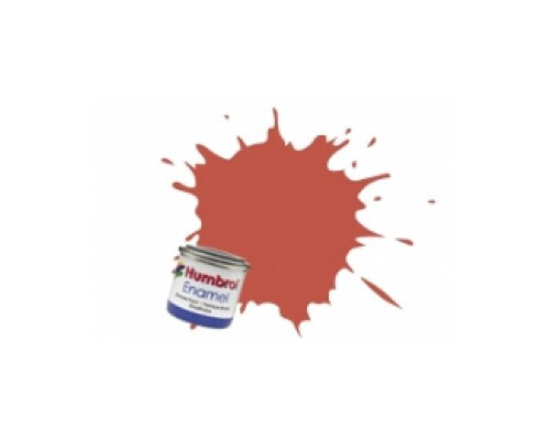 Vernice Humbrol Enamel No 100 Rosso Marrone Matt 14 ml foto 2