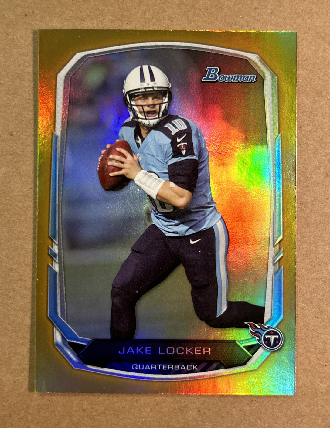 2013 Bowman Gold #73 Jake Locker 36/75!! Football Card