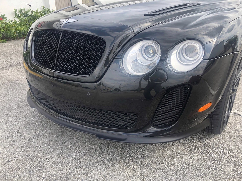Alerón labial delantero Bentley Continental GT/GC 2009-2012 Super Sport hecho en EE. UU. Foto 4 de 4
