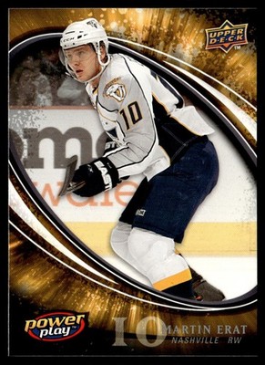 2008-09 Upper Deck Power Play Box Set Martin Erat Nashville Predators #166