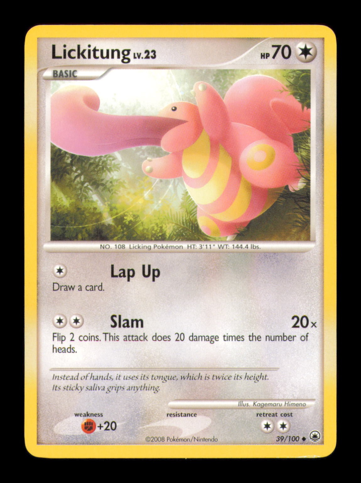 Lickitung 39/100 Uncommon Majestic Dawn Pokemon Lightly Played