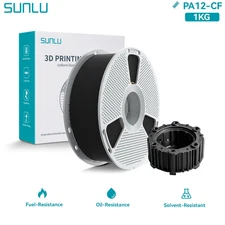 PA12-CF 3D Filament Carbon Fibre Nylon Heat Resistant Wear Resistant 1.75Mm 1Kg 