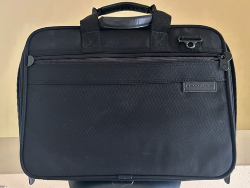 Briggs & Riley Travelware Briefcase Computer Bag Case W/ Shoulder Strap 16 X 12”