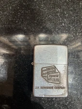 Vintage Zippo Lighter Pat 2032695 Advertising. J.V. Duncombe Co. Vintage