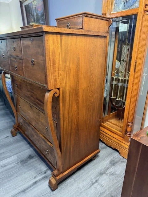 Antique Empire Dresser for bedroom - solid wood - Image 2 of 4