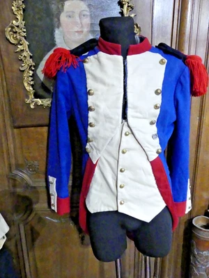 UNIFORME VESTE DE GRENADIER DU 1ER EMPIRE ancienne copie semi moderne - Photo 1/4