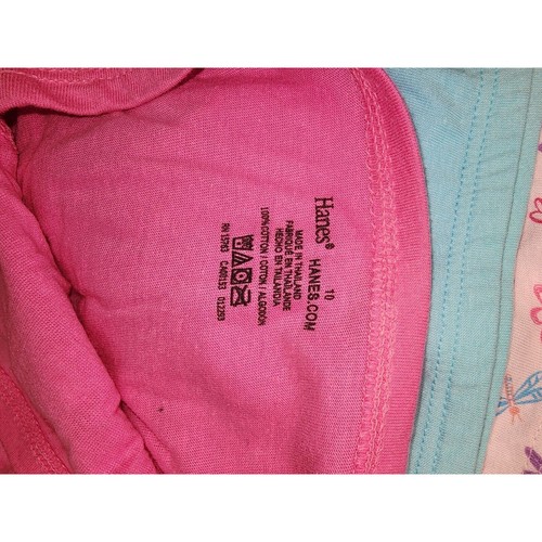 22 Pairs SO Hanes Girls Bulk Underwear Size 10 - Picture 2 of 5