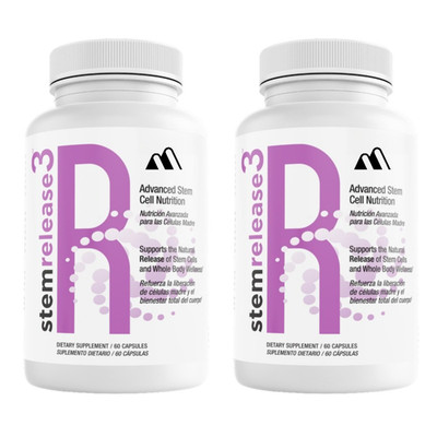 StemRelease3 SRE StemTech Advanced Stem Cell Dietary Supplement 60 Capsules 2Pck
