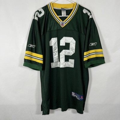 Aaron Rodgers Green Bay Packers Reebok Onfield Jersey Mens 52 XXL